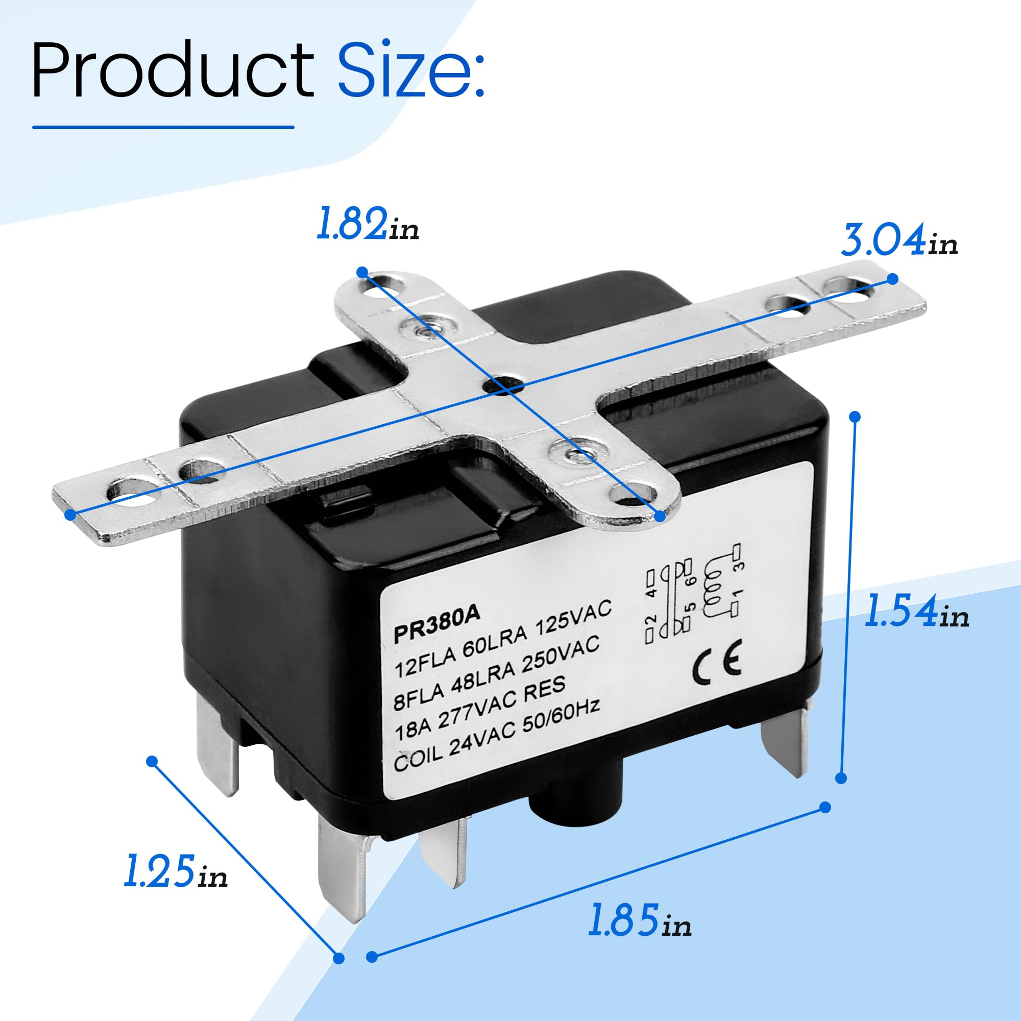 Amazon.com: APFR-380 90-980 24V AC Heavy-Duty Fan Relay – Single